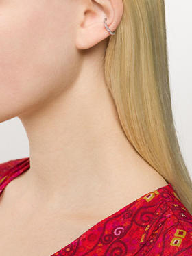 北京仓｜MARIA BLACK-Colore-紫罗兰 耳廓夹（银色 单只）［丹麦设计师］