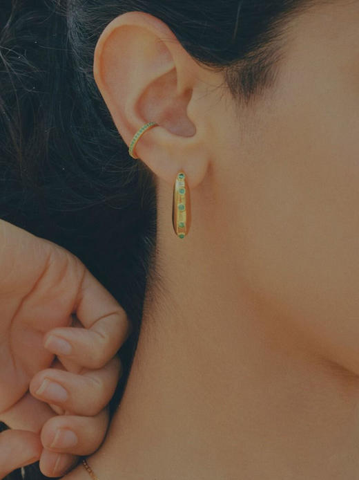 北京仓｜MARIA BLACK-Colore-薄荷绿 耳廓夹（单只）［丹麦设计师］ 商品图3