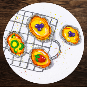 《好美味的水果蛋挞呀》【自动发货：下单后，点击手机短信中收到的链接，即可获取文件下载的链接；如有任何问题，可添加客服微信hm33268获得帮助】
