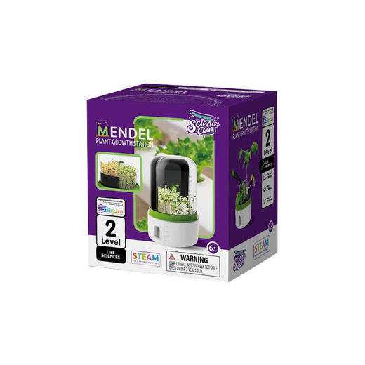 科学罐头孟德尔培育舱儿童种植小盆栽迷你立体植物观察实验盒 商品图5