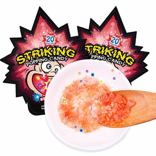 索劲跳跳糖 情怀乐趣爆炸糖STRIKING30g*3包8090后儿时童年怀旧零食老式糖果 苹果味 30g*3包 商品图2