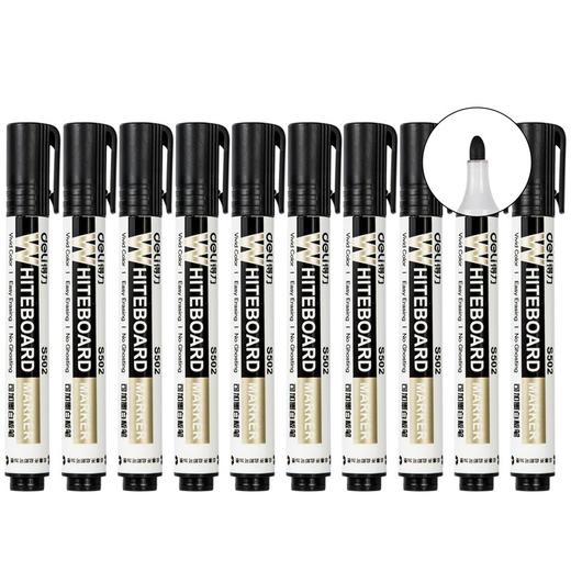 得力思达S502可加墨白板笔(黑) 商品图0