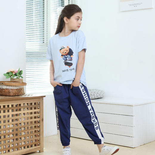 【特价19元/条】【防蚊裤】【童】儿童防蚊裤春夏男童长裤女童九分裤运动休闲薄款宝宝中大童灯笼裤【FB21701】】 商品图1