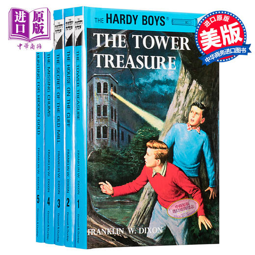 预售 【中商原版】哈迪男孩（1-5套装）英文原版 The Hardy Boys Starter Set Franklin W.Dixon 商品图0