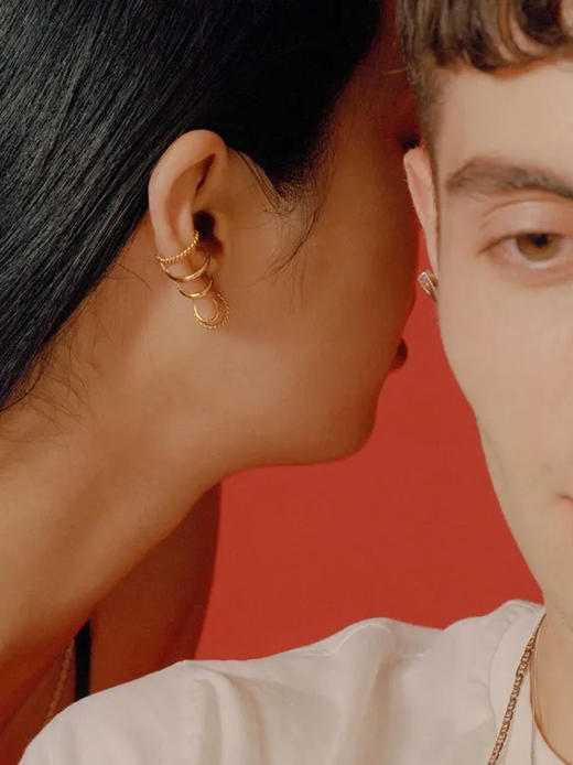 北京仓｜MARIA BLACK-Sofia-金色 耳廓夹（右耳 单只）［丹麦设计师］ 商品图2