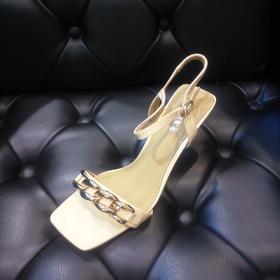 lfgj jeans BM205新款漆皮跟鞋