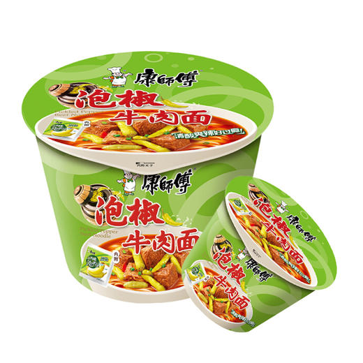 康师傅泡椒牛肉面110g 商品图0