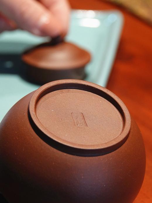 天授款紫砂/底槽清•古式轮珠 120cc 龙窑烧造/玩家级 商品图3