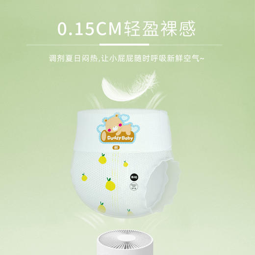 【会员日活动  1000积分+29.9限量抢】 ｜爹地宝贝水果POPO成长裤L码36片 商品图2