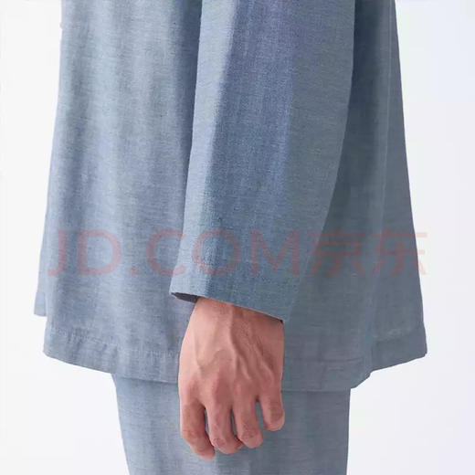 Muji无印良品无侧缝双层纱织睡衣春夏男款超舒适正品保真 商品图7