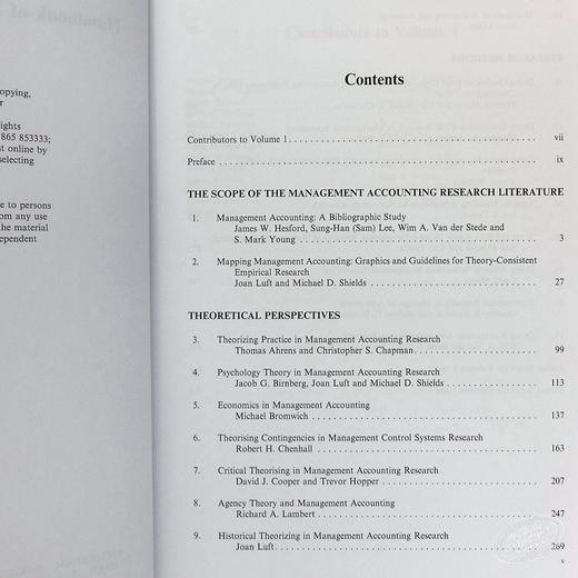 【中商原版】Handbook of Management Accounting Research 英文原版 管理会计研究手册 第1版 Christopher Chapman 商品图7