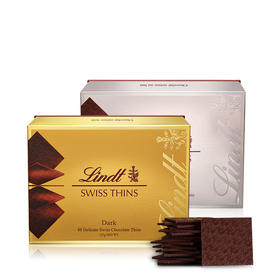 瑞士莲瑞士经典薄片-牛奶/黑巧克力125g 精巧纤薄 香滑浓郁 040195-1/040195-2