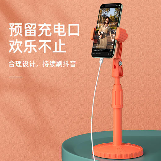 【春艺】新款手机支架多彩直播支架桌面懒人 可伸缩-D仓 商品图0