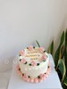 简约花瓣写字蛋糕/送妈妈的蛋糕-低糖处理无添加 商品缩略图0
