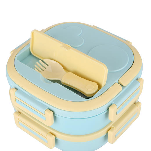 SP-CJK928清悦系列 不锈钢双层分隔餐盒 商品图1