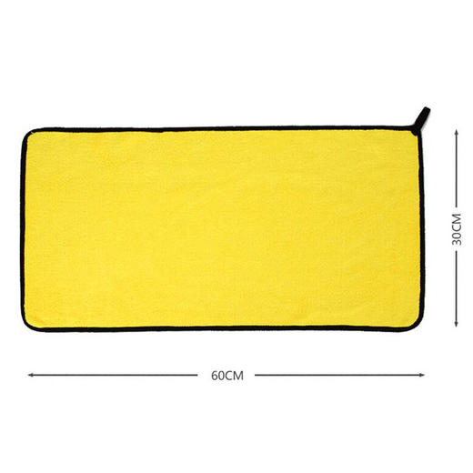 高密洗车毛巾珊瑚绒双面加厚擦车巾吸水擦玻璃清洁巾 商品图2