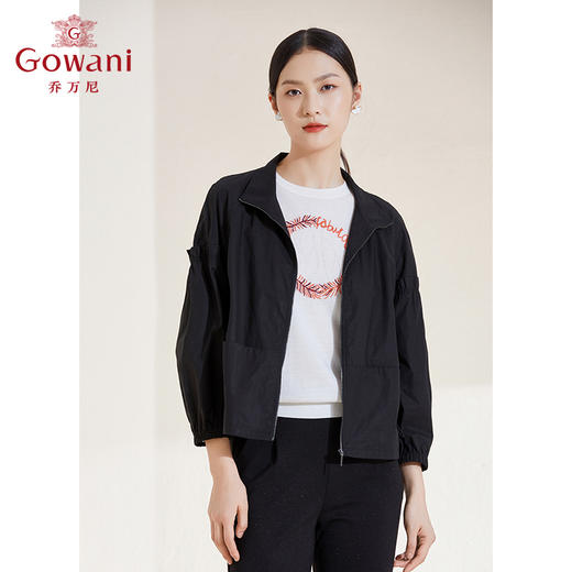 乔万尼春季新款薄款外套休闲显高风衣EI1B922 商品图1