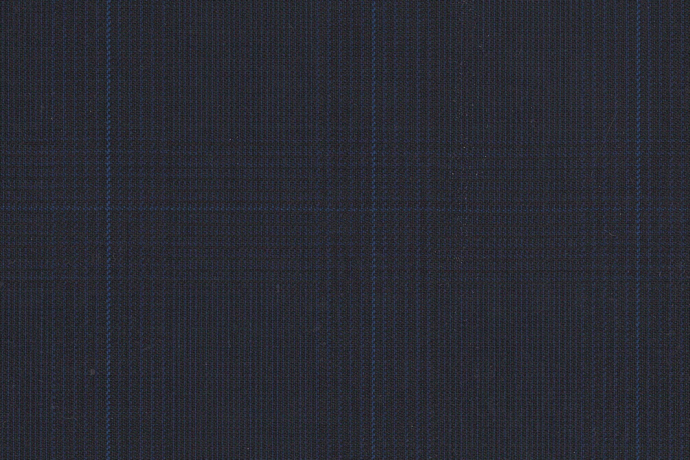 WT82193-906 全毛高支花呢 【藏蓝 格子 平纹 W100】(WT101)