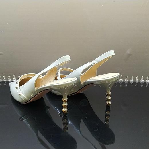 lfgj jeans BJ606夏季性感魅惑漆皮铆钉凉鞋 商品图4