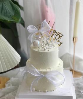 双层纯色蝴蝶结款