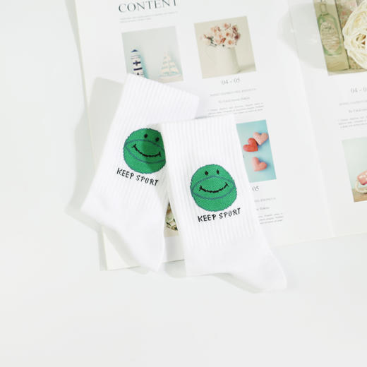 【特价】【39元6双】女丨袜子中筒袜女潮ins原宿风夏季运动嘻哈洗脸薄袜女百搭袜子【2112205】 商品图3