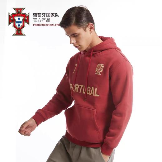 葡萄牙国家队官方商品 | 新款C罗印号球衣卫衣足球迷连帽衫绒外套 商品图3