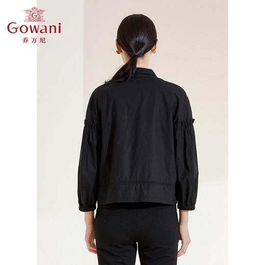 乔万尼春季新款薄款外套休闲显高风衣EI1B922 商品图3