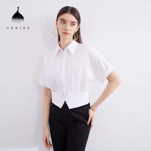 束腰棉衬衫 商品图1