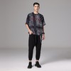 PINLI品立裁魂夏季新款男装黑色吊档小脚休闲长裤BC212617365 商品缩略图3