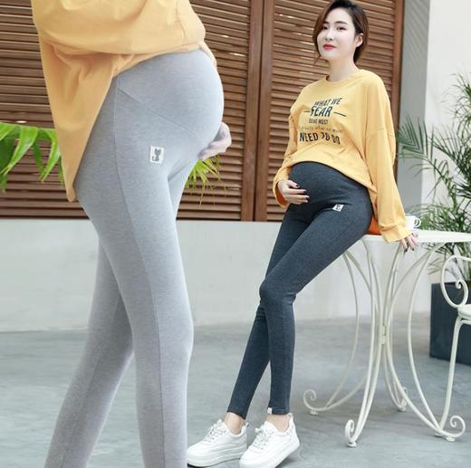 【服饰鞋包】*春秋款棉孕妇九分托腹打底裤200斤加大码 商品图0