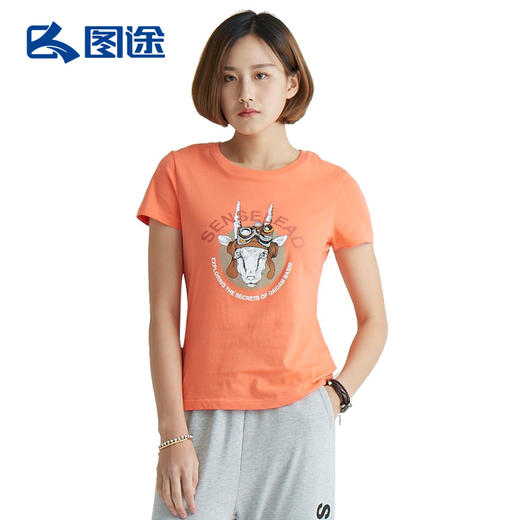 Senselead森力/女式圆领短袖T恤 SS171026 商品图3