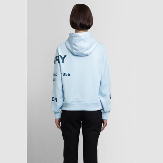 BURBERRY 博柏利 Horseferry 印花女士卫衣 浅蓝 8040768 A1397 商品图2