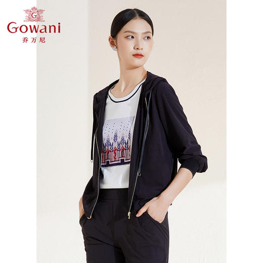 乔万尼夏季新款衣休闲运动风薄款外套EI2B763 商品图1