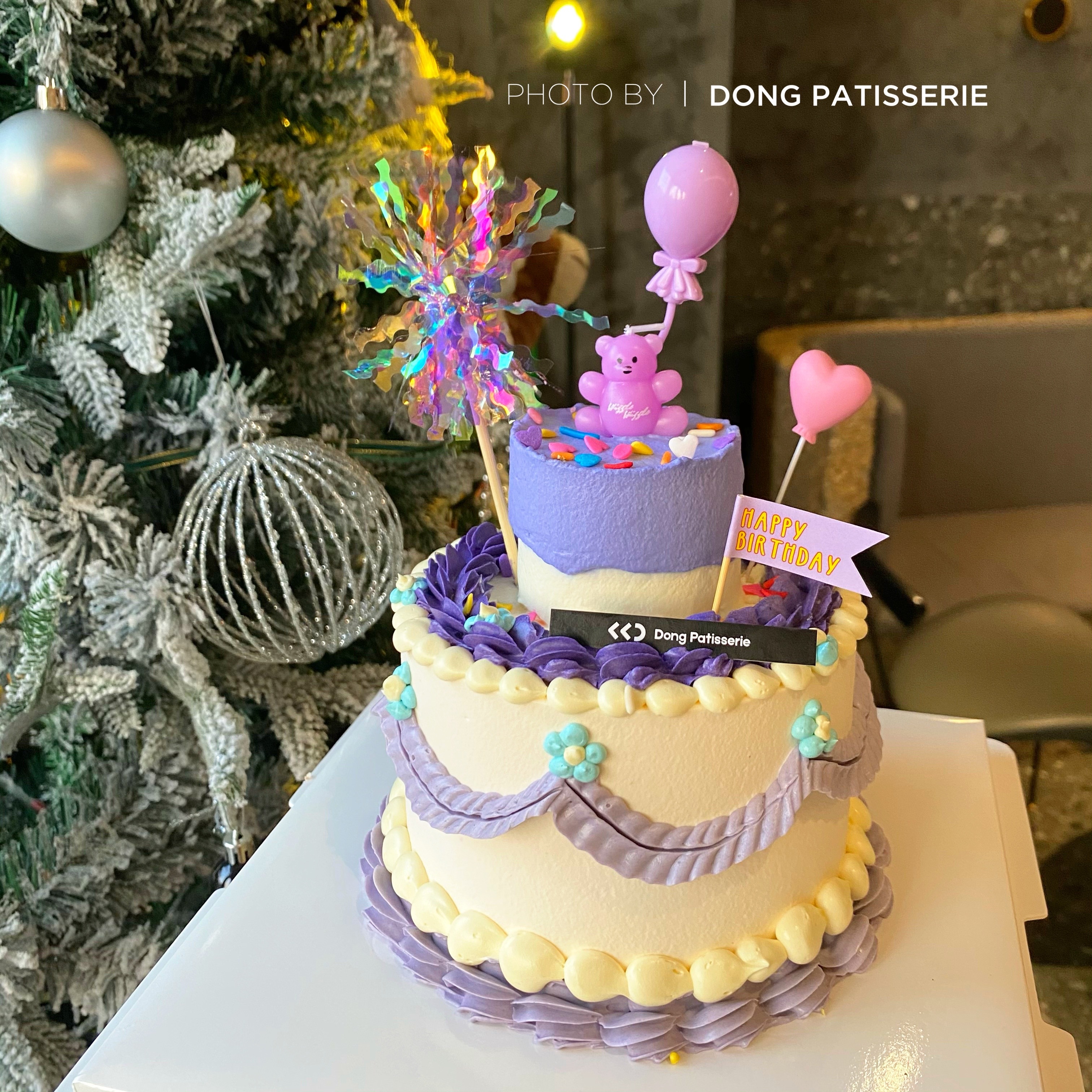 INS复古 “紫”定行 · 奶油霜蛋糕