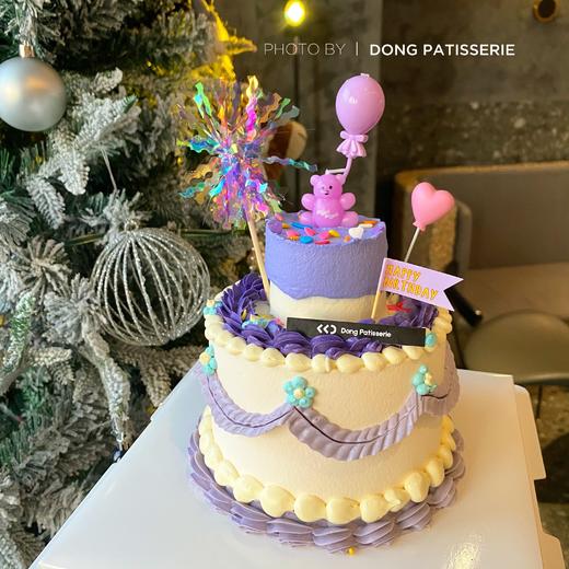 INS复古 “紫”定行 · 奶油霜蛋糕 商品图0