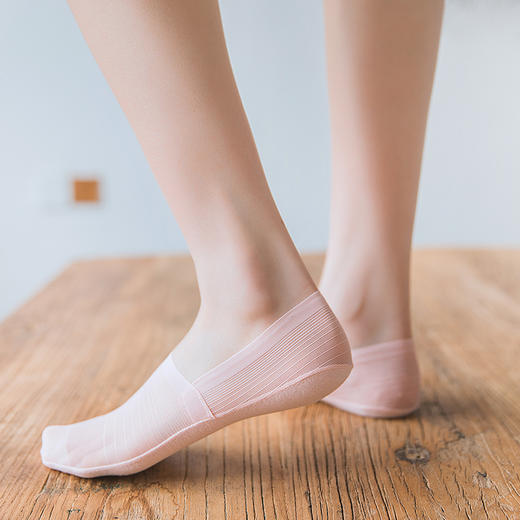 FAST WALK夏季冰丝船袜（5双装），清爽透气、隐形不掉跟，舒服到不想脱 商品图11