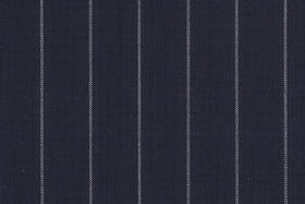WT82198-203 全毛高支花呢 【深蓝 条纹 平纹 W100】(WT101)