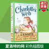 夏洛特的网 英文版原版小说 夏洛的网 彩色插图版 Charlotte’s Web EB怀特 外国儿童文学 可搭奇迹男孩查理和巧克力工厂神奇树屋 商品缩略图1