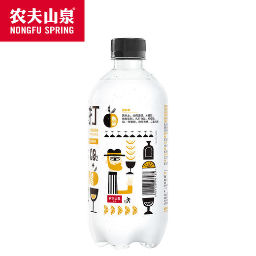 农夫山泉苏打气泡水饮品日向夏橘味500ml*15瓶一箱 商品图3