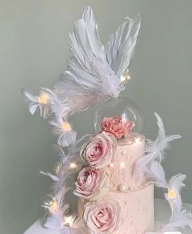 双层粉色玫瑰款