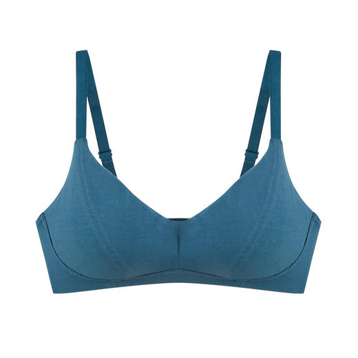 【积分兑换】[初见]光面无钢圈舒适棉感亲肤透气简约大码大杯文胸 商品图1