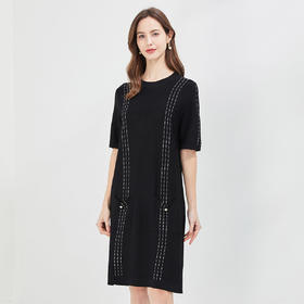 LF6B8斯尔丽瑟俪2021年春季上新中长薄款女士空调衫针织衫