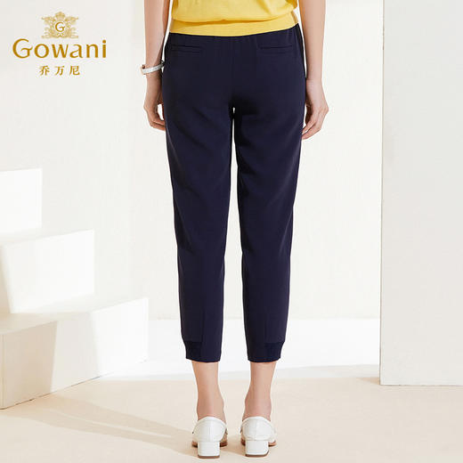 乔万尼夏季新款休闲裤运动风弹力束脚裤EI2F833 商品图3