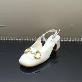 lfgj jeans BR903 夏季中性复古粗跟凉鞋