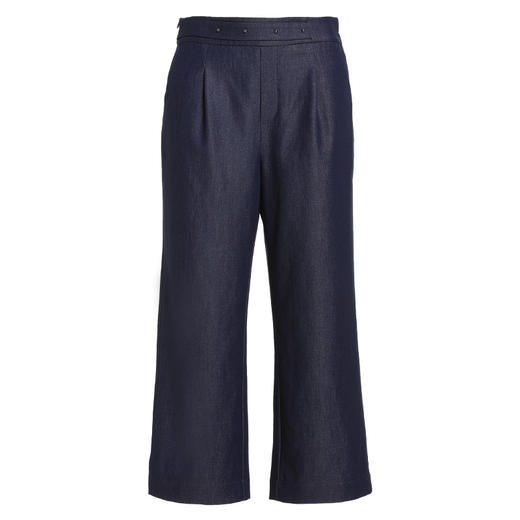 乔万尼夏季新款阔腿裤遮肉显瘦七分休闲裤EI2F832 商品图4