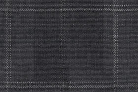 WT82196-903 全毛高支花呢 【深灰 格子 平纹 W100】(WT101)