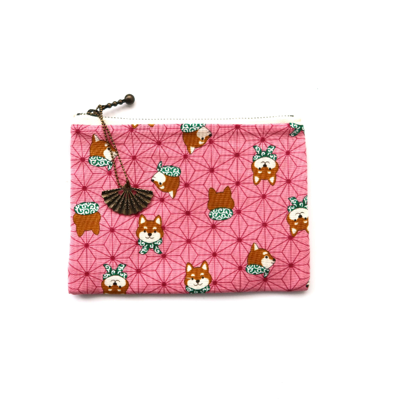 HUJI祤集Komon收纳包风の花龟甲纹小柴