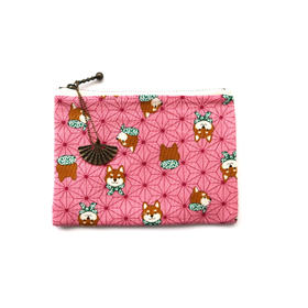 HUJI祤集Komon收纳包风の花龟甲纹小柴