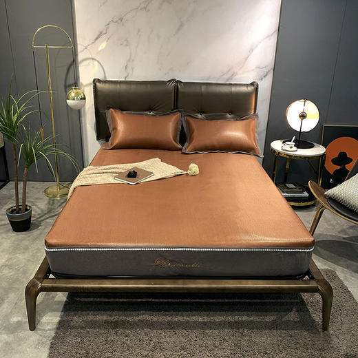 MMFZ-CE09989新款夏季冰丝藤席凉席三件套 商品图2