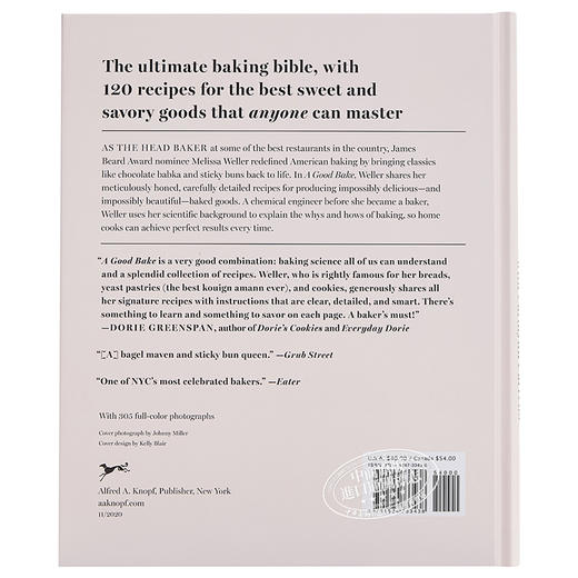 【中商原版】A Good Bake The Art and Science of Making Perfect Pastries Cakes Cookies 英文原版 优质的烘焙 MELISSA WE 商品图1